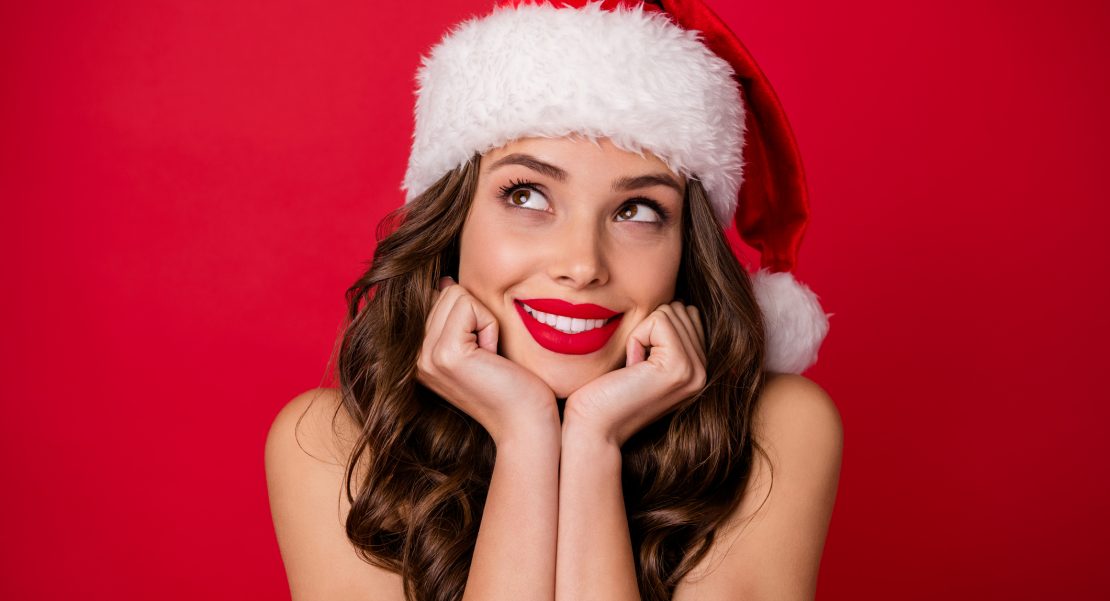 sonrisa en Navidad
