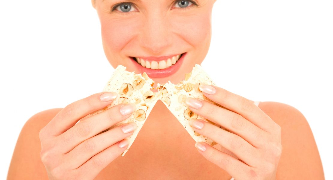 fractura dental por turrón