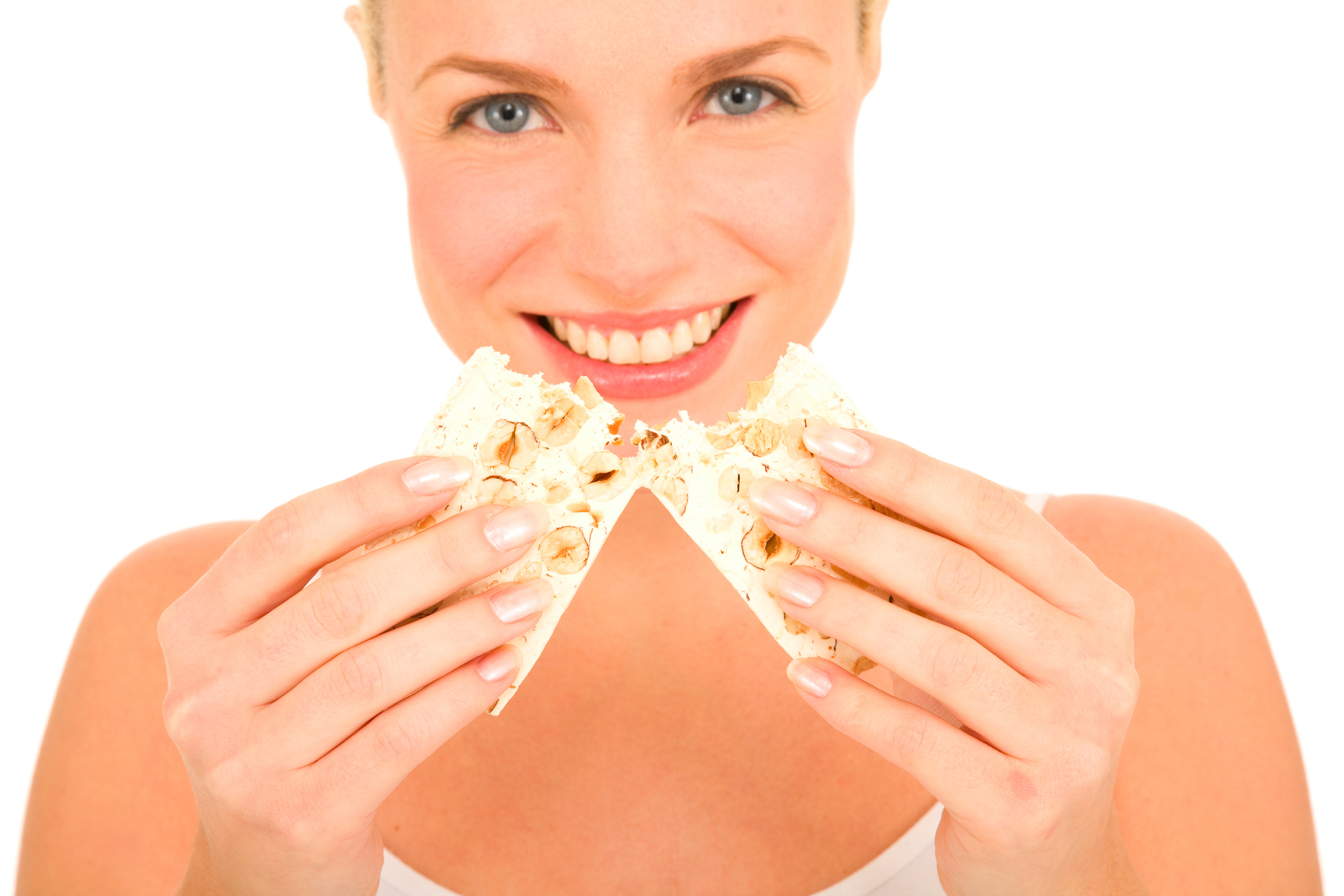 fractura dental por turrón